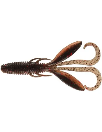 Силиконови примамки Daiwa Steez Hog, 2.2''/56 мм, цвят Black Shrimp Head, 10 бр.