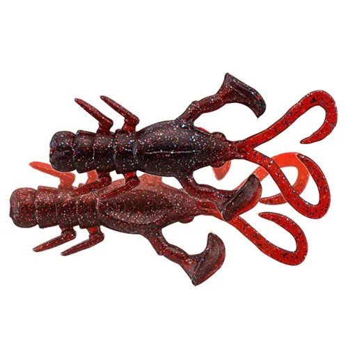 Силиконови примамки Jackall Baby Dragon 2", 50 мм, 6 бр. - Blood Impact