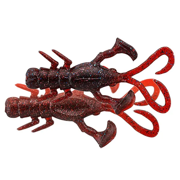 Силиконови примамки Jackall Baby Dragon 2", 50 мм, 6 бр. - Blood Impact — снимка 1