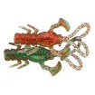 Jackall Baby Dragon цвят giragira watermelon - силиконова примамка за морски риболов