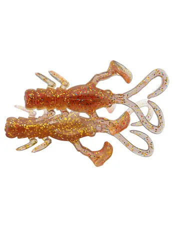Силиконови примамки Jackall Baby Dragon 2", 50 мм, 6 бр. - Glow Crush Shrimp