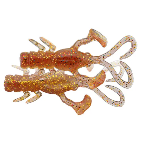 Силиконови примамки Jackall Baby Dragon 2", 50 мм, 6 бр. - Glow Crush Shrimp