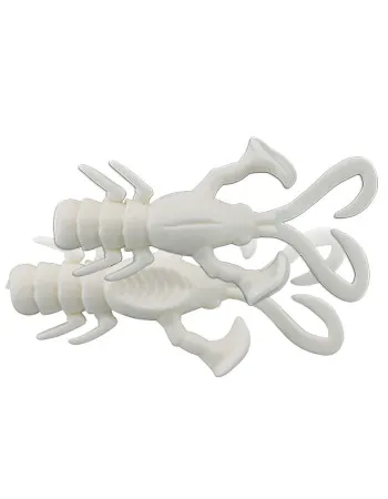 Силиконови примамки Jackall Baby Dragon 2", 50 мм, 6 бр. - Glow In The Dark Eraser
