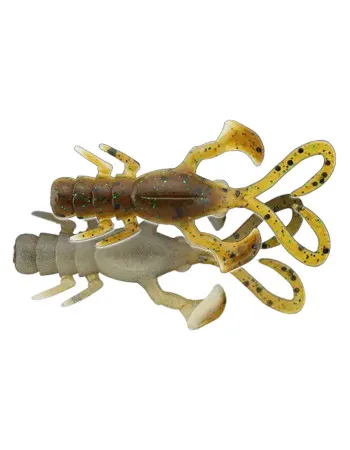 Силиконови примамки Jackall Baby Dragon 2", 50 мм, 6 бр. - Mukimi Glow