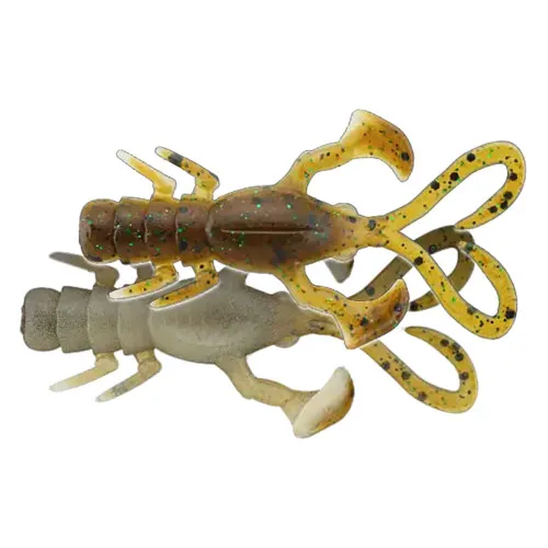 Силиконови примамки Jackall Baby Dragon 2", 50 мм, 6 бр. - Mukimi Glow
