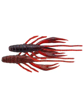 Силиконови примамки Jackall Waver Shrimp 2.8", 71 мм, 6 бр. - Blood Impact