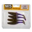 Силиконови примамки M5 Craft Plitka 8.9 см - 4 броя в опаковка