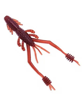 Силиконови примамки Reins Ring Shrimp FW, 3", 76 мм, цвят 004, 10 бр.
