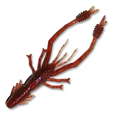 Силиконови примамки Reins Ring Shrimp FW, 3", 76 мм, цвят 007, 10 бр.