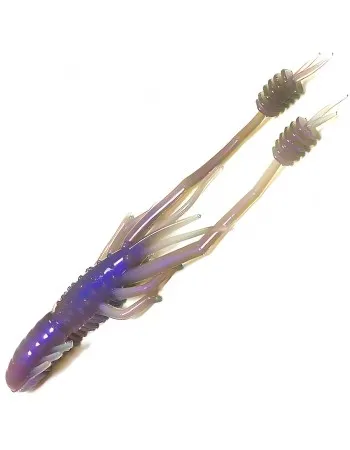 Силиконови примамки Reins Ring Shrimp FW, 3", 76 мм, цвят 008, 10 бр.