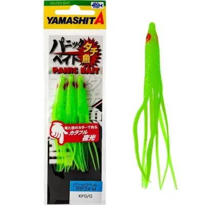 Силиконови октоподи Yamashita Panic Bait Rockfish 2.5", KFG/G, 3 бр.