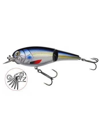 Двуделен плаващ воблер Abu Garcia Beast Hi-Lo Jointed Floating, 120 мм, 47 г, Blue Herring