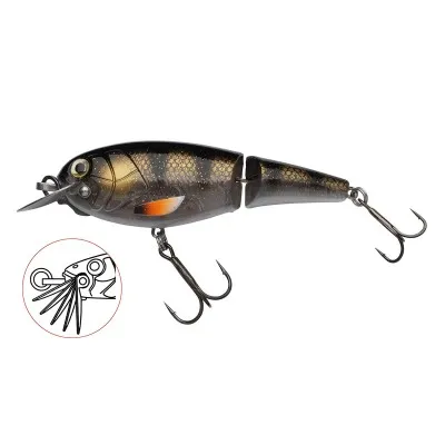 Двуделен плаващ воблер Abu Garcia Beast Hi-Lo Jointed Floating, 120 мм, 47 г, Bronze Bomber