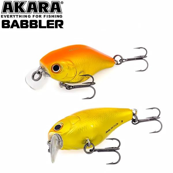 Воблер за кефал Akara Babbler 40F, 3 г, цвят A86 — снимка 1