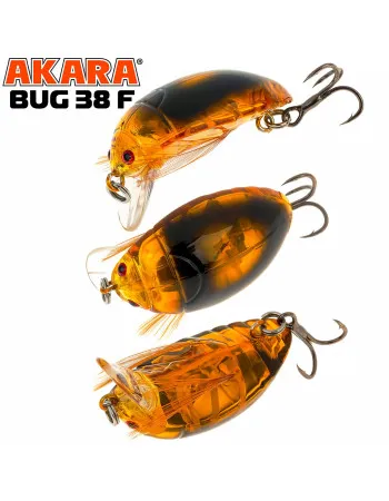 Воблер за кефал Akara Bug F, 38 мм, 4 г, цвят 01