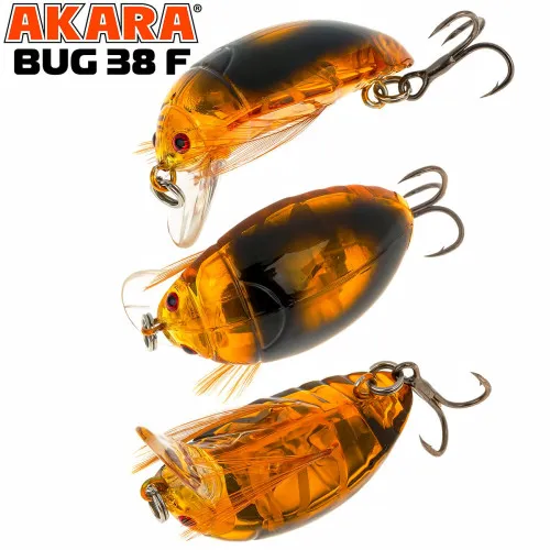 Воблер за кефал Akara Bug F, 38 мм, 4 г, цвят 01