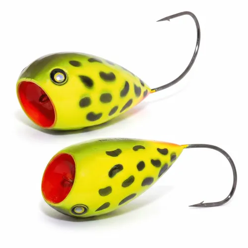 Воблер-попер Akara Crazy Egg 55F, 55 мм, 14 г, цвят A38