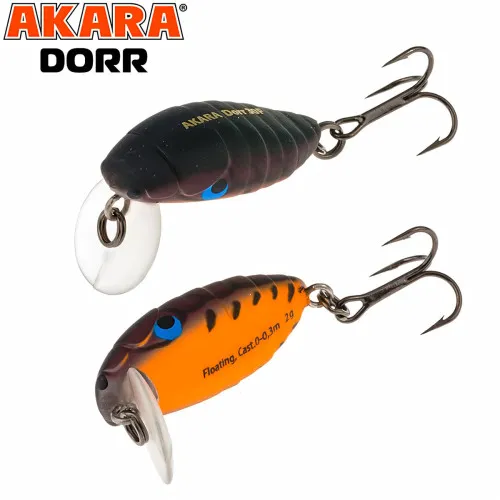 Воблер Akara Dorr F, 30 мм, 2 г, цвят A202