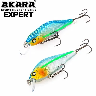 Плаващ воблер Akara Expert F, 70 мм, 9 г, цвят А81