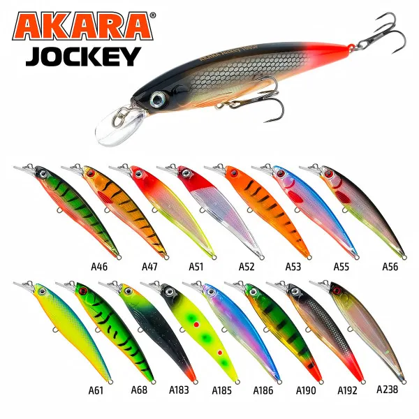 Воблер Akara Jockey 75SP, 75 мм, 7.5 г, цвят A52 — снимка 2