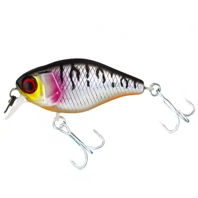 Плаващ воблер Jackall Chubby F, 38 мм, 4 г, цвят UV Mat Silver Tiger