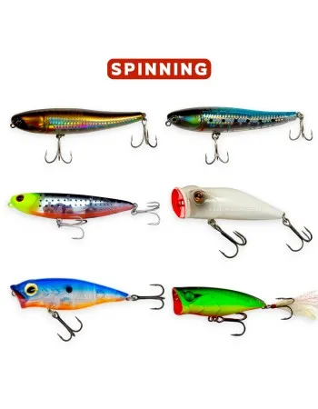 Комплект повърхностни примамки TopWater Wobbler Set 1