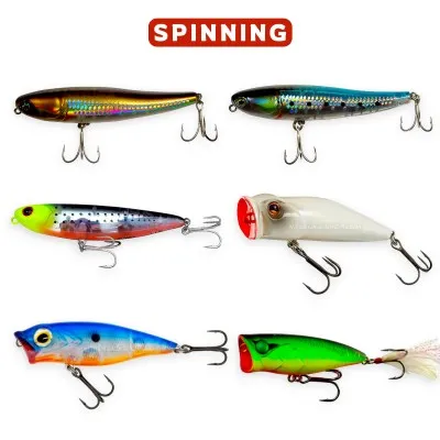 Комплект повърхностни примамки TopWater Wobbler Set 1