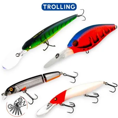 Комплект воблери за Тролинг на Сом Predominator, Catfish, 4 бр.