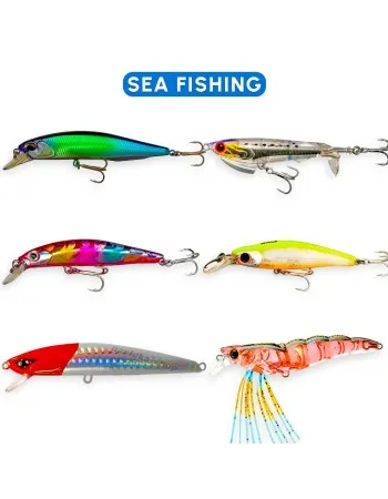 Комплект от 6 бр. морски воблери Aegean Sea Wobbler Set 1