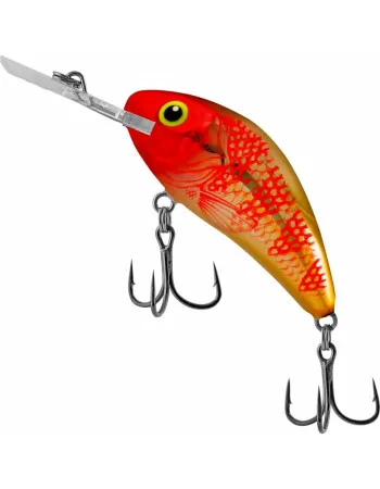 Плаващ воблер Salmo Rattlin' Hornet 45 мм, 6 г, цвят Golden Red Head