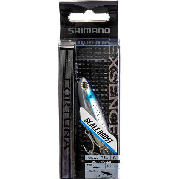 Воблер-уолкър Shimano Exsence Fortuna, 75 мм, 8 г, цвят 002 A Mullet — снимка 2