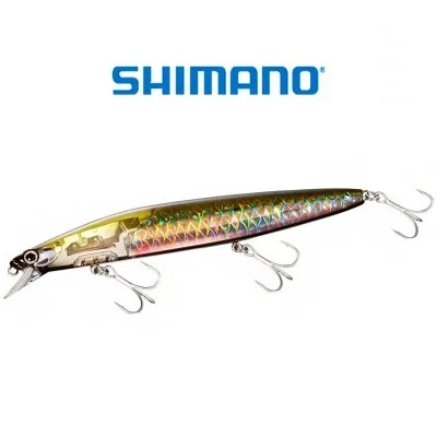 Плаващ морски воблер Shimano Exsence Silent Assassin, Flash Boost 129 мм, 24 г, 009 A Black