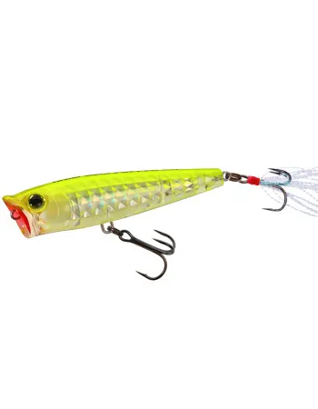 Воблер - попер Yo-Zuri 3DR-X Popper F, 65 мм, 6 г, цвят PCLS