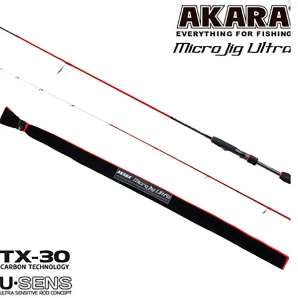 Спининг въдица Akara Micro Jig Ultra 762 UL-S 2.3 м, 0.5-6 г — снимка 2