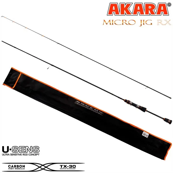 Спининг въдица Akara Micro Jig RX 702 UL 2.1 м, 0.5-4 г — снимка 4