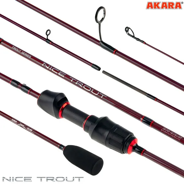 Спининг въдица Akara Nice Trout 662 UL 1.98 м, 0.5-2.5 г — снимка 1