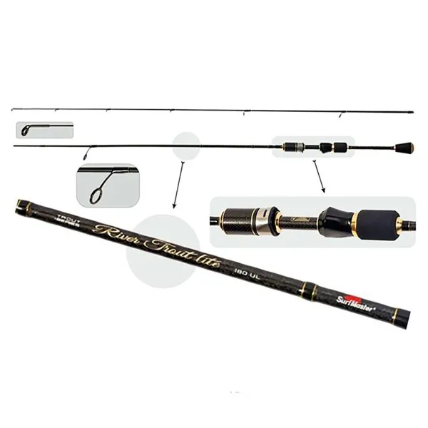 Спининг въдица Akara Surf Master River Trout 602 UL 1.8 м, 0.2-4 г — снимка 3