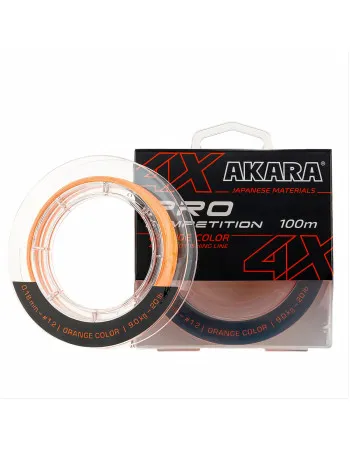 Плетено влакно Akara 4X Pro Competition, Orange, 150 м