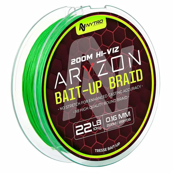 Плетено влакно Nytro Aryzon Bait-Up Braid, 200 м — снимка 3