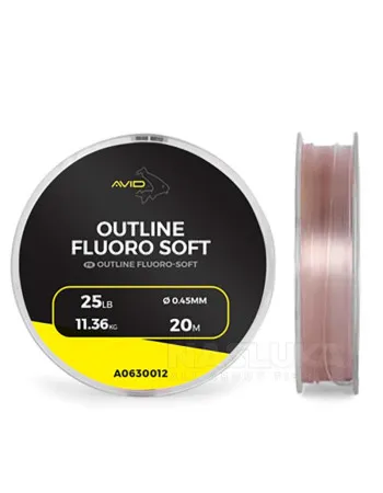 Флуорокарбон за шарански монтажи Avid Carp Outline Fluoro Soft, 20 м