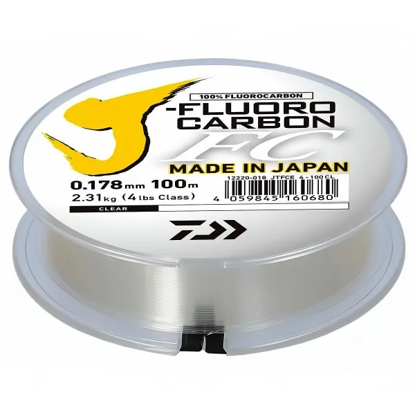 Флуорокарбон Daiwa J-FluoroCarbon, 100 м — снимка 2