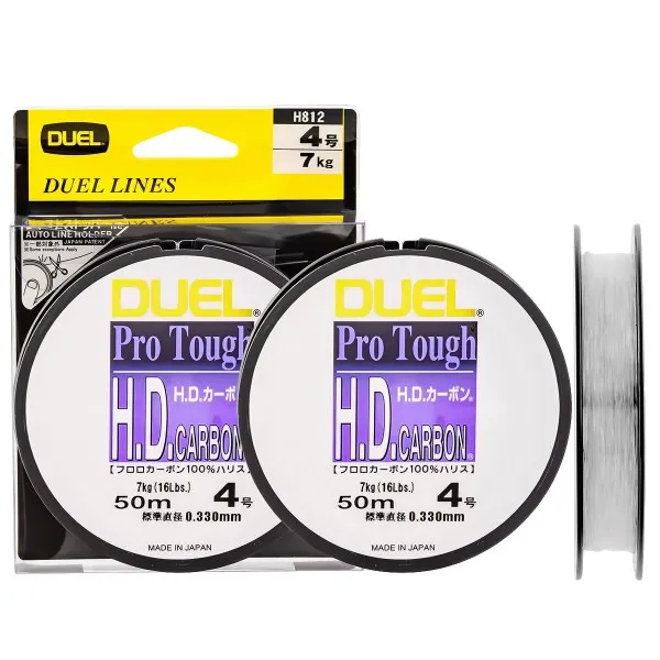 Флуорокарбон за поводи Duel Pro Tough 50 м — снимка 1