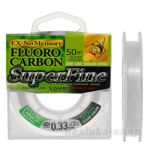 Флуорокарбон Sasame Super Fine Fluorocarbon - Clear, 50 м