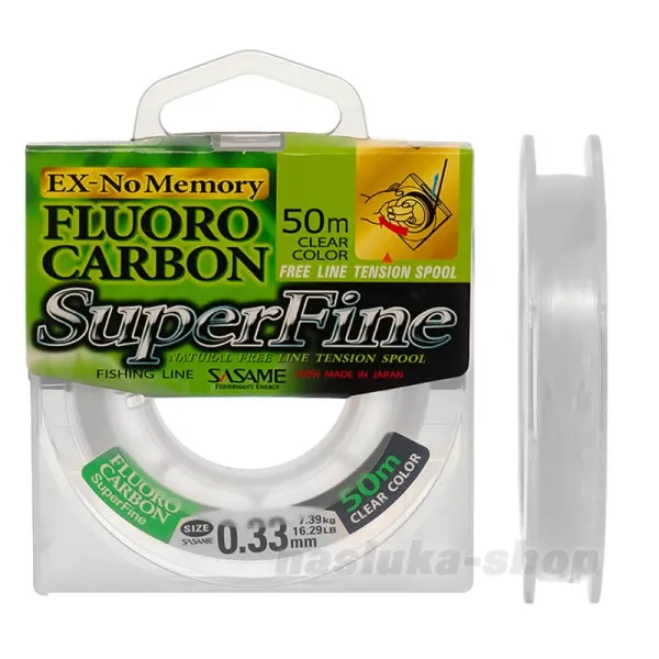 Флуорокарбон Sasame Super Fine Fluorocarbon - Clear, 50 м — снимка 1