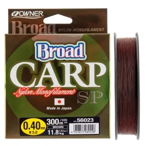 Монофилно влакно за шаран Owner Broad Carp SP, Brown, 300 м
