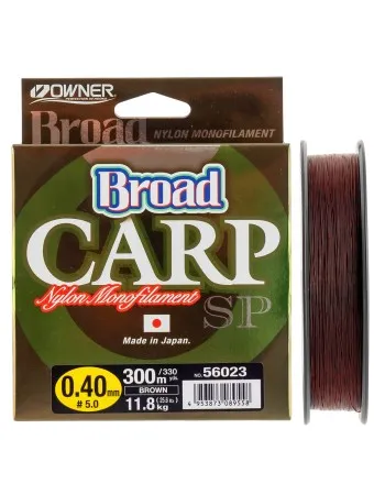Монофилно влакно за шаран Owner Broad Carp SP, Brown, 300 м