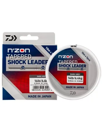 Конусовидни шоклидери Daiwa N'Zon Tapered Shock Leader, 10 м, х 5 бр.