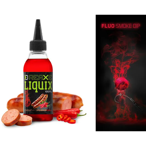 Пушещ флуо дип Delphin D SNAX LiquiX, 100 мл, Frankfurter - Chilli — снимка 1