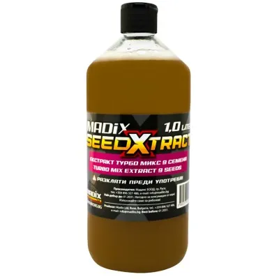 Течен атрактант - екстракт от 9 семена Madix Seed Xtract, 1 л, Turbo Mix