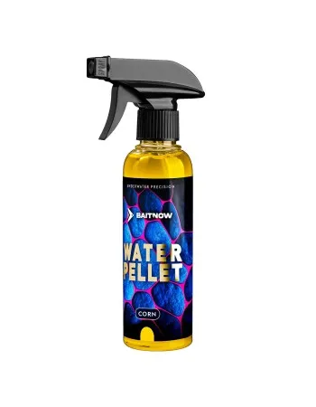 Спрей атрактор за фидер Mikado Baitnow Water Pellet, 250 мл, Corn